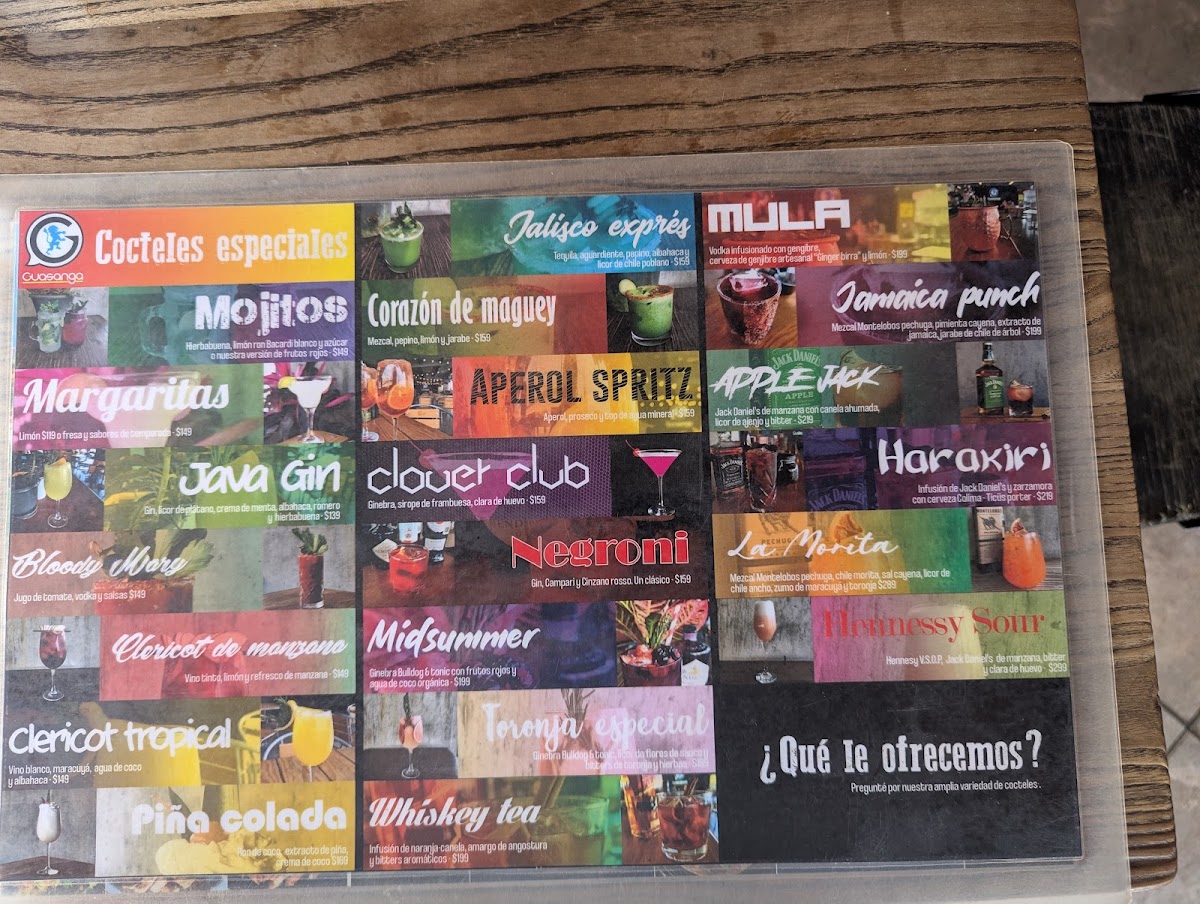 Guasanga Menu - Image 5